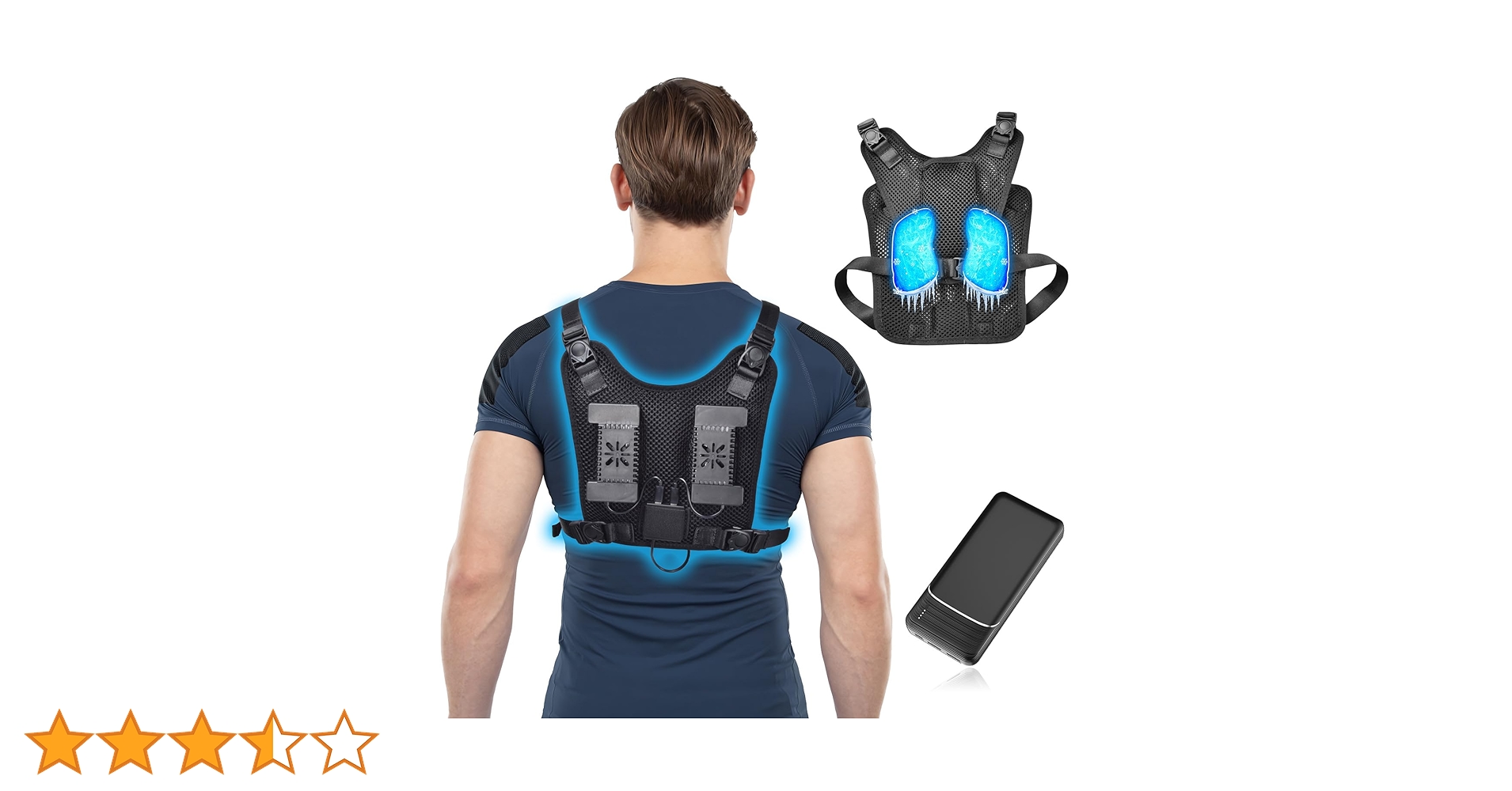 Amazon.co.jp: [KLIFE] ペルチェ ベスト 冷却ブレート付き バッテリー